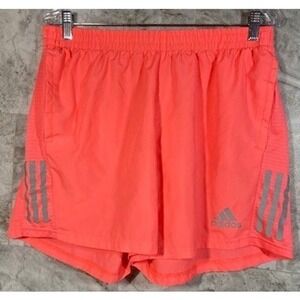 Adidas Men's 5" Own The Run Shorts Semi Lucid Red Athletic Sz Medium *